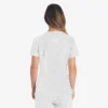 Blusa de trabajo con cuello en V Eds Essentials para mujer
