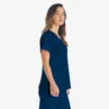 Blusa de trabajo con cuello en V Eds Essentials para mujer