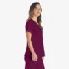 Blusa de trabajo con cuello en V Eds Essentials para mujer