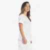 Blusa de trabajo con cuello en V Eds Essentials para mujer