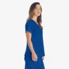 Blusa de trabajo con cuello en V Eds Essentials para mujer