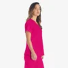 Blusa de trabajo con cuello en V Eds Essentials para mujer