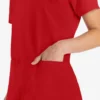 Blusa de trabajo con cuello en V Eds Essentials para mujer Blusa de trabajo con cuello en V Eds Essentials para mujer