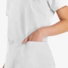 Blusa de trabajo con cuello en V Eds Essentials para mujer