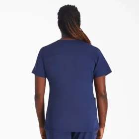 Blusa de trabajo con cuello en V Eds Nxt para mujer