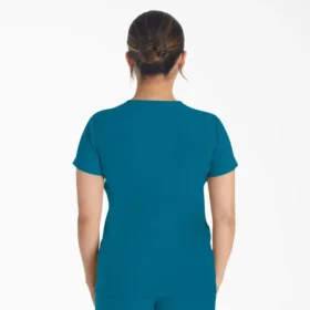 Blusa de trabajo con cuello en V Eds Nxt para mujer