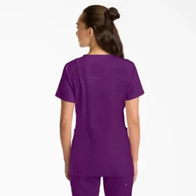 Blusa de trabajo con cuello en V Eds Nxt para mujer