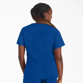 Blusa de trabajo con cuello en V Eds Nxt para mujer
