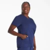 Blusa de trabajo con cuello en V Eds Nxt para mujer Blusa de trabajo con cuello en V Eds Nxt para mujer