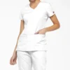 Blusa de trabajo con cuello en V Eds Signature para mujer