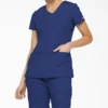 Blusa de trabajo con cuello en V Eds Signature para mujer Blusa de trabajo con cuello en V Eds Signature para mujer