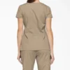 Blusa de trabajo con cuello en V Eds Signature para mujer