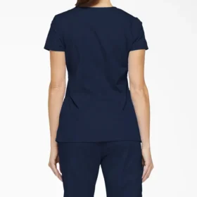 Blusa de trabajo con cuello en V Eds Signature para mujer