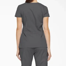 Blusa de trabajo con cuello en V Eds Signature para mujer