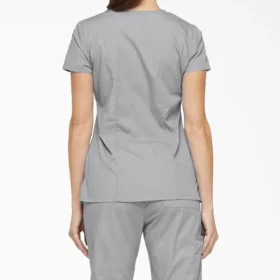 Blusa de trabajo con cuello en V Eds Signature para mujer