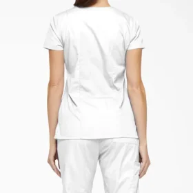 Blusa de trabajo con cuello en V Eds Signature para mujer