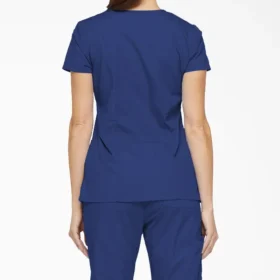 Blusa de trabajo con cuello en V Eds Signature para mujer