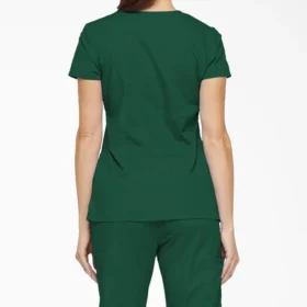 Blusa de trabajo con cuello en V Eds Signature para mujer
