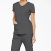 Blusa de trabajo con cuello en V Eds Signature para mujer
