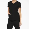 Blusa de trabajo con cuello en V Eds Signature para mujer Blusa de trabajo con cuello en V Eds Signature para mujer