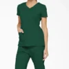 Blusa de trabajo con cuello en V Eds Signature para mujer