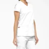 Blusa de trabajo con cuello en V Eds Signature para mujer