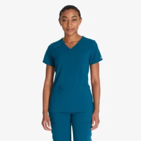 Blusa médica cruzada para mujer Eds Essentials