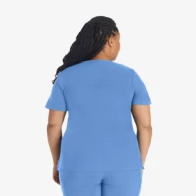 Blusa médica cruzada para mujer Eds Essentials
