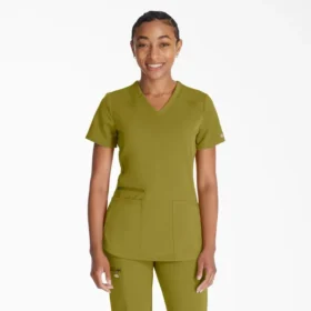 Blusa médica de cuello en V Balance para mujer