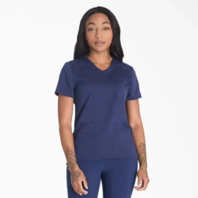 Blusa médica de cuello en V Balance para mujer