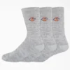 Calcetines cortos bordados Dickies, tallas 6-12, paquete de 3 Calcetines cortos bordados Dickies, tallas 6-12, paquete de 3