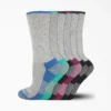 Calcetines cortos para mujer con control de humedad, tallas 6-9, paquete de 6 Calcetines cortos para mujer con control de humedad, tallas 6-9, paquete de 6