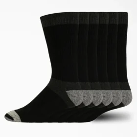 Calcetines de caña media Max Cushion, tallas 6-12, paquete de 6