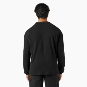 Camisa de manga larga de punto waffle