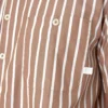 Camisa de servicio de manga corta a rayas Camisa de servicio de manga corta a rayas
