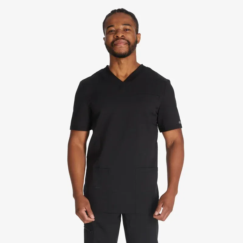 Camisa de trabajo Balance de cuello en V para hombre Camisa de trabajo Balance de cuello en V para hombre