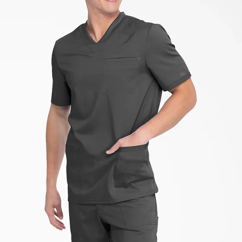 Camisa de trabajo Balance de cuello en V para hombre Camisa de trabajo Balance de cuello en V para hombre