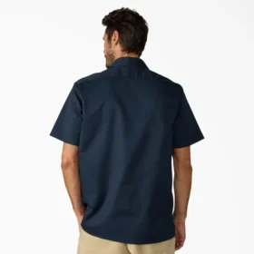 Camisa de trabajo con cremallera de 1/4