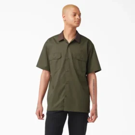 Camisa de trabajo con cuello bloque de Vincent Alvarez