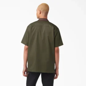 Camisa de trabajo con cuello bloque de Vincent Alvarez