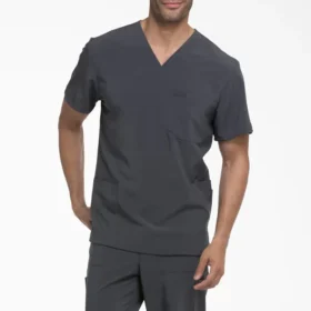 Camisa de trabajo de cuello en V Eds Essentials para hombre