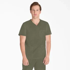 Camisa de trabajo de cuello en V Eds Nxt para hombre