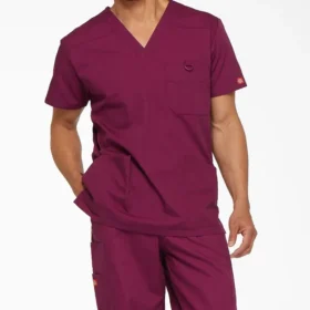 Camisa de trabajo de cuello en V Eds Signature para hombre
