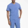 Camisa de trabajo de cuello en V para hombre Eds Essentials, con cuello que se puede meter por dentro