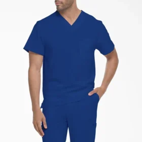Camisa de trabajo de cuello en V para hombre Eds Essentials, con cuello que se puede meter por dentro Camisa de trabajo de cuello en V para hombre Eds Essentials, con cuello que se puede meter por dentro