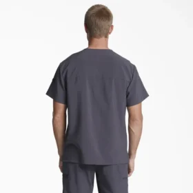 Camisa de trabajo de cuello en V para hombre Eds Essentials, con cuello que se puede meter por dentro