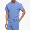 Camisa de trabajo de cuello en V para hombre Eds Essentials, con cuello que se puede meter por dentro