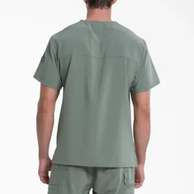 Camisa de trabajo de cuello en V para hombre Eds Essentials, con cuello que se puede meter por dentro