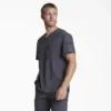 Camisa de trabajo de cuello en V para hombre Eds Essentials, con cuello que se puede meter por dentro