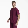 Camisa de trabajo de cuello en V para hombre Eds Essentials, con cuello que se puede meter por dentro